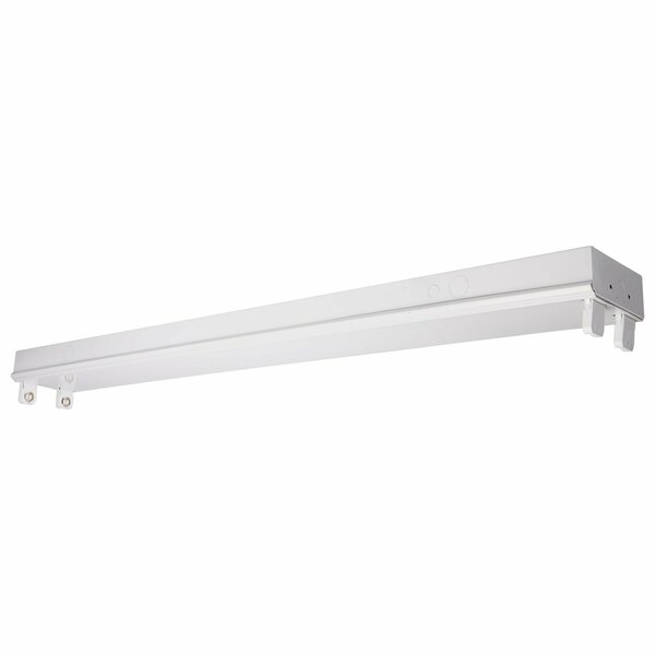 Nuvo 2-Foot Dual T8 Lamp Ready Fixture Channel - Empty Body Fixture 65/910